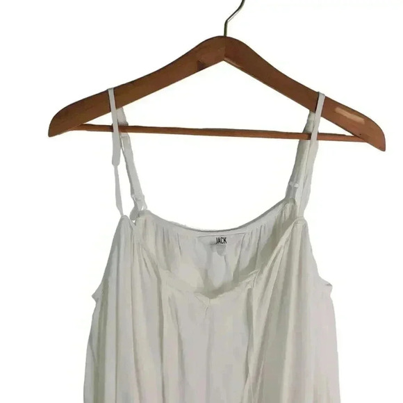 NWOT Jack White Off the Shoulder Blouse Dress Swim Beach Coverup Size M - Picture 2 of 10